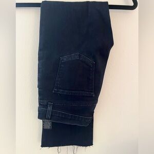 J Brand cropped raw hem jeans